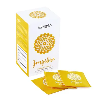 TE JENGIBRE X 25 SAQUITOS · HEREDIA — Brota Almacén Natural Pergamino