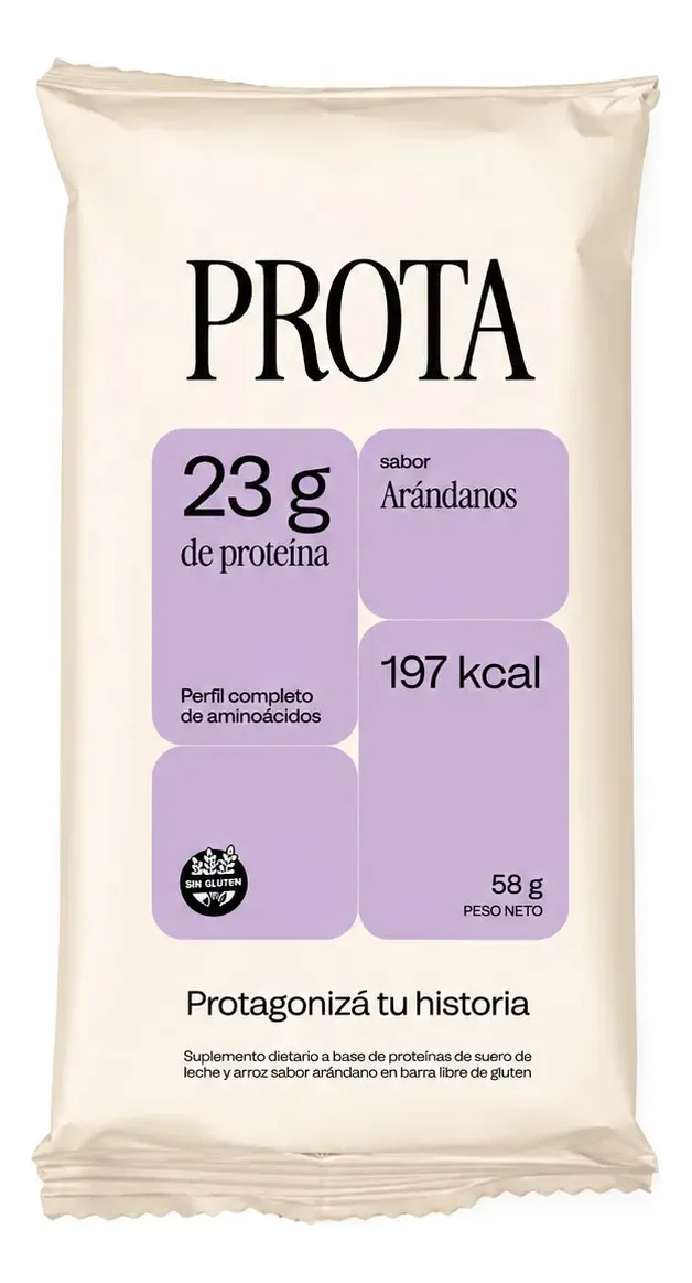 BARRITA PROTEICA SABOR ARÁNDANOS · PROTA — Brota Almacén Natural Pergamino