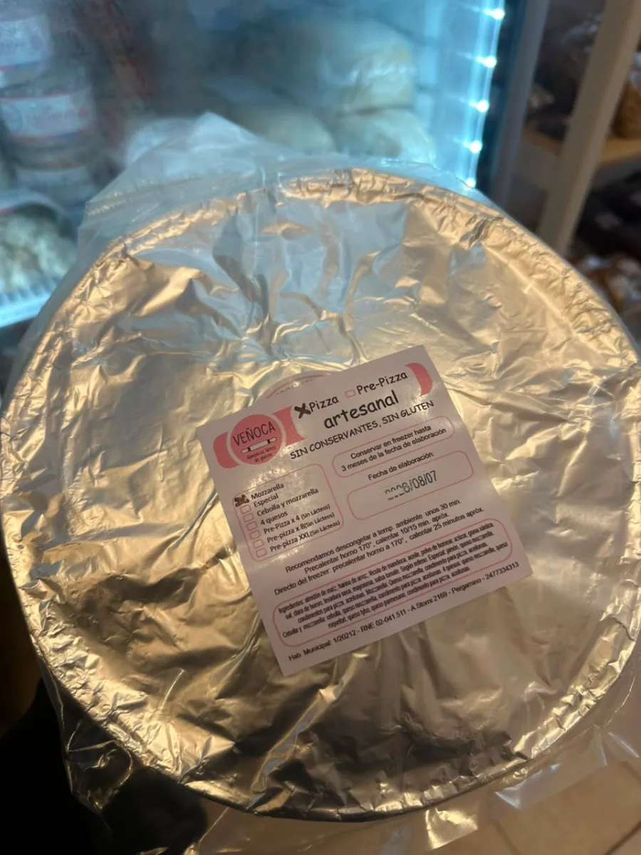 PIZZA MOZZARELA · VEÑOCA — Brota Almacén Natural Pergamino