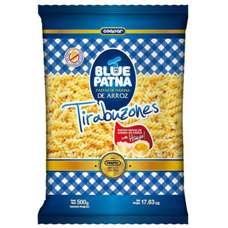 FIDEOS TIRABUZONES DE ARROZ  · BLUE PATNA — Brota Almacén Natural Pergamino