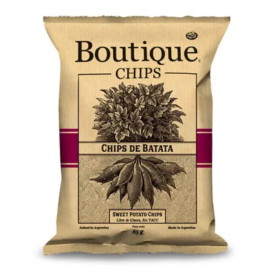 CHIPS DE BATATA X 65G · BOUTIQUE CHIPS — Brota Almacén Natural Pergamino