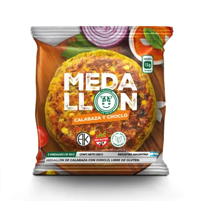 MEDALLÓN CALABAZA SIN TACC · FELICES LAS VACAS — Brota Almacén Natural Pergamino