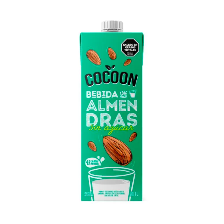 BEBIDA DE ALMENDRAS SIN AZUCAR X1L · COCOON — Brota Almacén Natural Pergamino