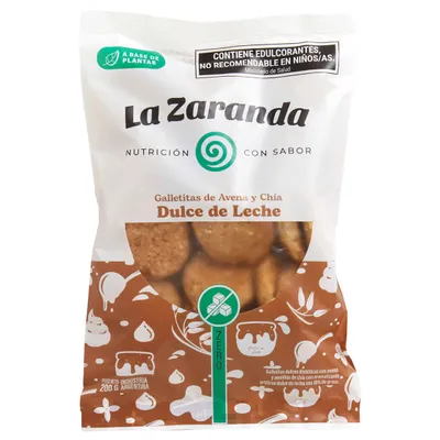 GALLETITAS DE AVENA Y CHÍA CON DDL · LA ZARANDA — Brota Almacén Natural Pergamino