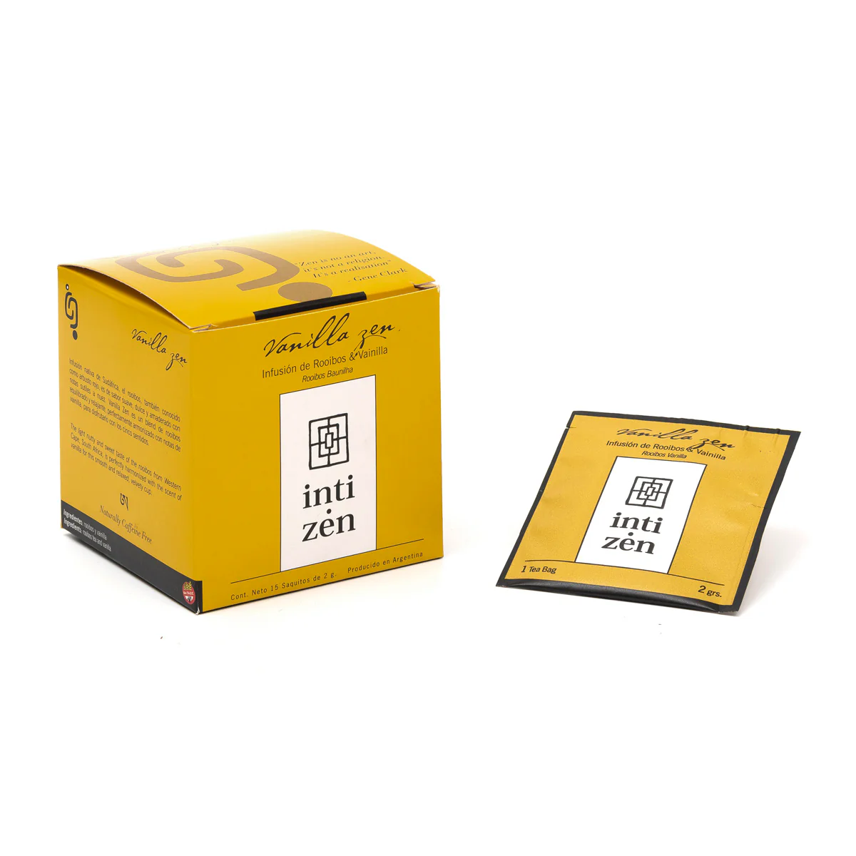 VANILLA ZEN CAJA X 15 SAQUITOS  · INTI ZEN — Brota Almacén Natural Pergamino