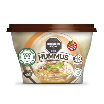 HUMMUS DE GARBANZO · FELICES LAS VACAS — Brota Almacén Natural Pergamino