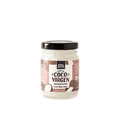 ACEITE DE COCO VIRGEN 90ML · CHIA GRAAL — Brota Almacén Natural Pergamino