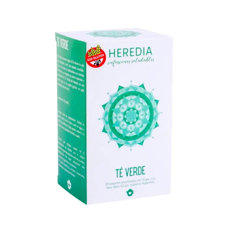 TE VERDE X 25 SAQUITOS · HEREDIA — Brota Almacén Natural Pergamino