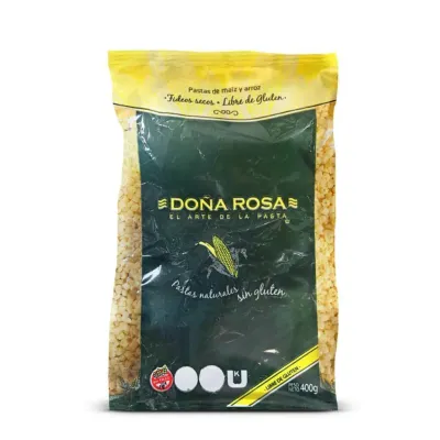 FIDEOS SECOS CODITO X400G · DOÑA ROSA — Brota Almacén Natural Pergamino
