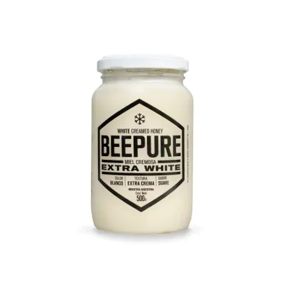 MIEL CREMOSA EXTRA WHITE X 500G · BEEPURE — Brota Almacén Natural Pergamino