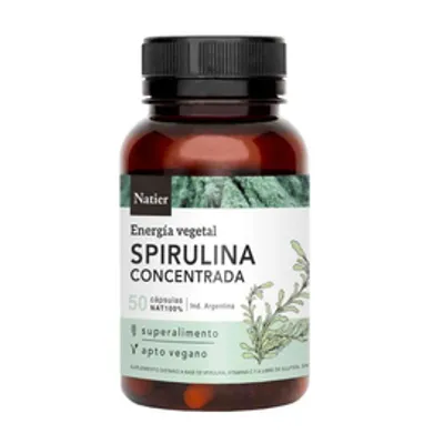 SPIRULINA X 50 COMP · NATIER — Brota Almacén Natural Pergamino