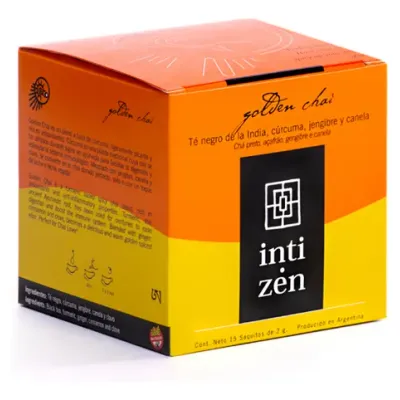GOLDEN CHAI CAJA X 15 SAQUITOS  · INTI ZEN — Brota Almacén Natural Pergamino