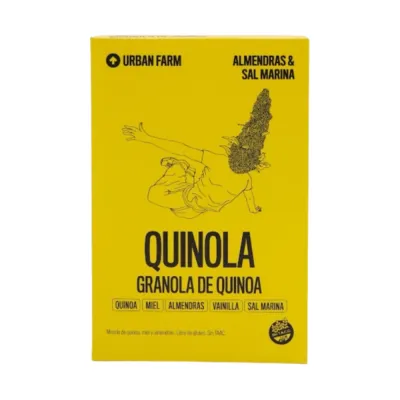 QUINOLA DE QUINOA ALMENDRAS Y SAL X240G · URBAN FARM — Brota Almacén Natural Pergamino