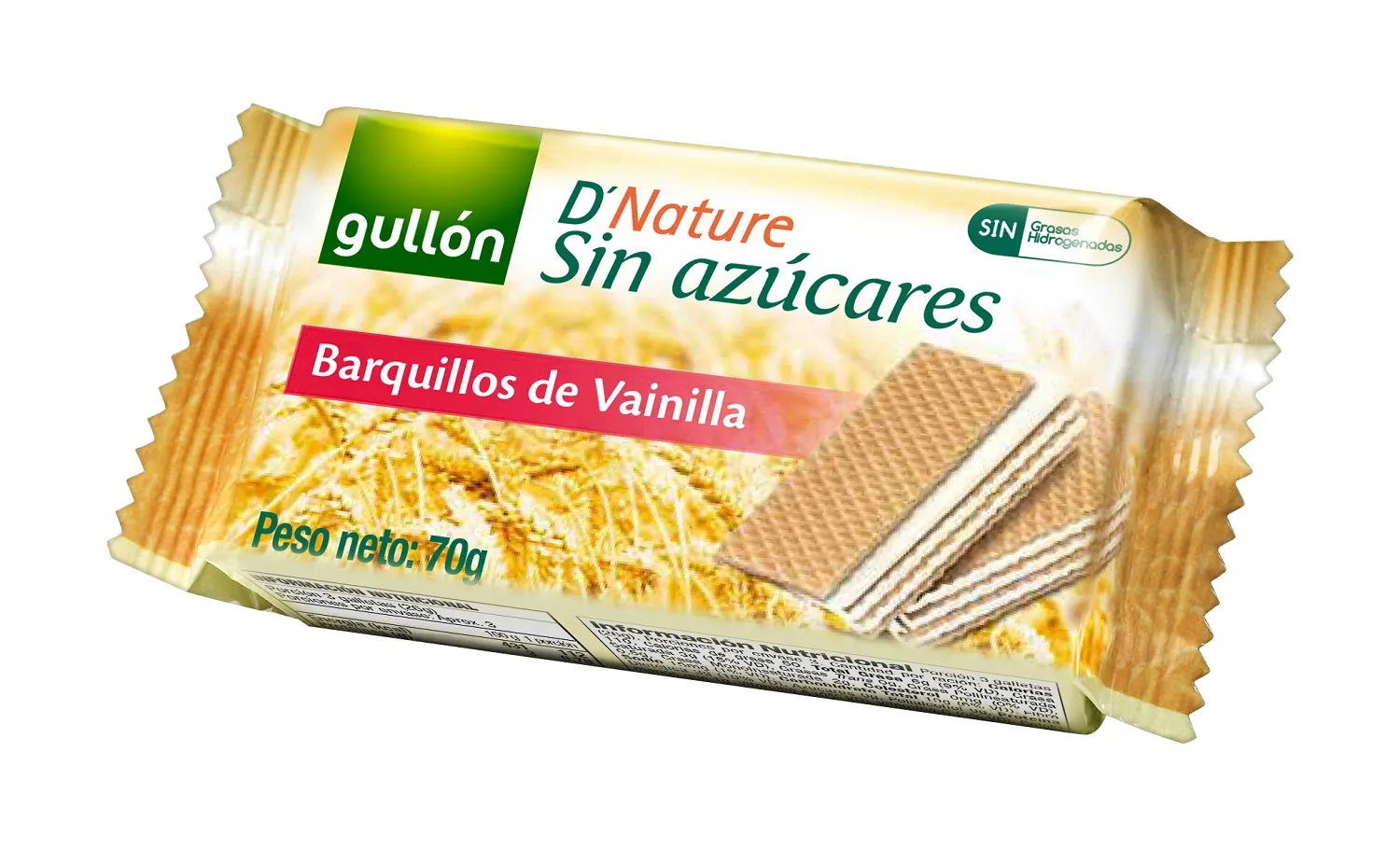 OBLEA DE VAINILLA SIN AZÚCAR · GULLÓN — Brota Almacén Natural Pergamino