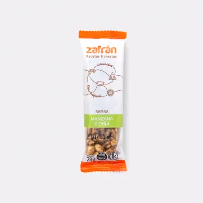 BARRA MANZANA Y CHÍA · ZAFRÁN — Brota Almacén Natural Pergamino