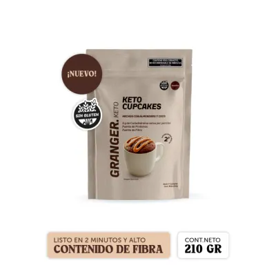 KETO CUPCAKES CHOCOLATE 210G · GRANGER — Brota Almacén Natural Pergamino