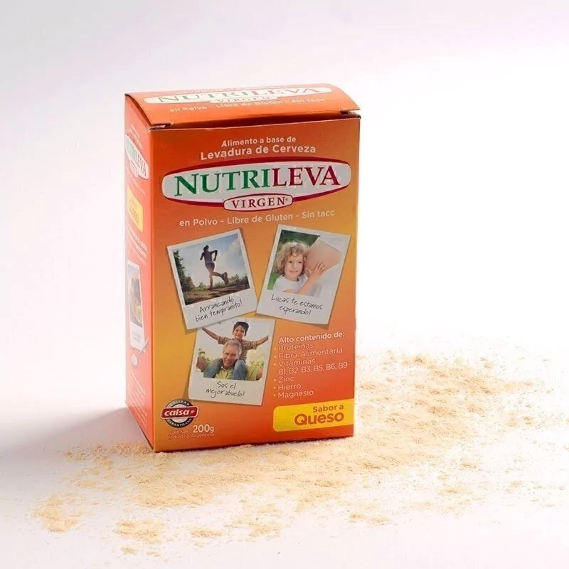 LEVADURA DE CERVEZA VIRGEN SABOR QUESO · NUTRILEVA — Brota Almacén Natural Pergamino