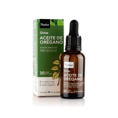 ACEITE DE ORÉGANO · NATIER — Brota Almacén Natural Pergamino