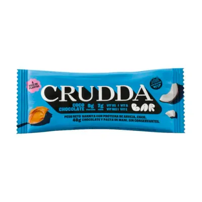 CRUDDA BAR PROTEICA COCO CHOCOLATE · CRUDDA — Brota Almacén Natural Pergamino