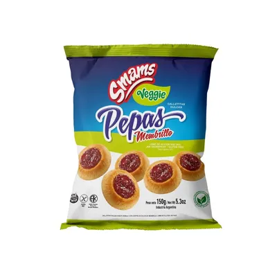 PEPAS VEGGIE X 150G · SMAMS — Brota Almacén Natural Pergamino
