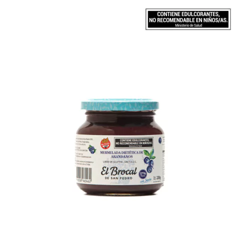 MERMELADA DE ARÁNDANOS CON STEVIA · EL BROCAL — Brota Almacén Natural Pergamino