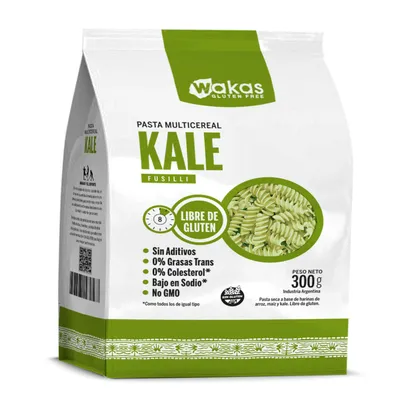 PASTA KALE FUSILLI  · WAKAS — Brota Almacén Natural Pergamino