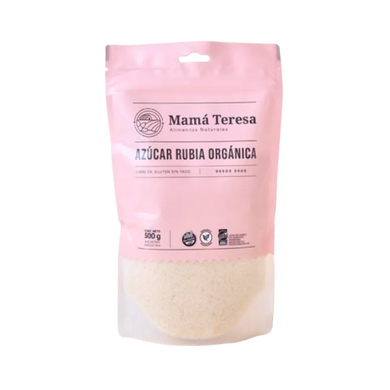 AZUCAR RUBIA ORGANICA X 500G MAMA TERESA · MAMA TERESA — Brota Almacén Natural Pergamino