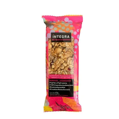 BARRA AVENA GIRASOL Y ARÁNDANOS · INTEGRA — Brota Almacén Natural Pergamino
