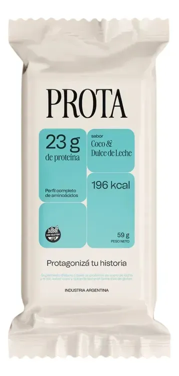 BARRA PROTEICA SABOR COCO Y DDL · PROTA — Brota Almacén Natural Pergamino