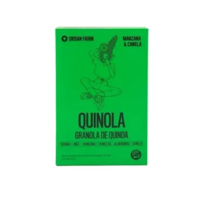 QUINOLA DE QUINOA MANZANA Y CANELA X240G · URBAN FARM — Brota Almacén Natural Pergamino