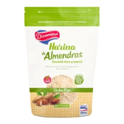 HARINA DE ALMENDRAS CON PIEL X 200G · DICOMERE — Brota Almacén Natural Pergamino