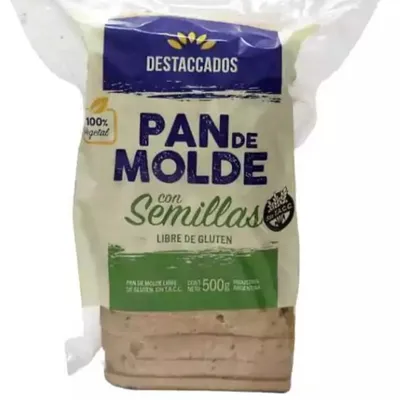 PAN DE MOLDE CON SEMILLAS X500G · DESTACCADOS — Brota Almacén Natural Pergamino