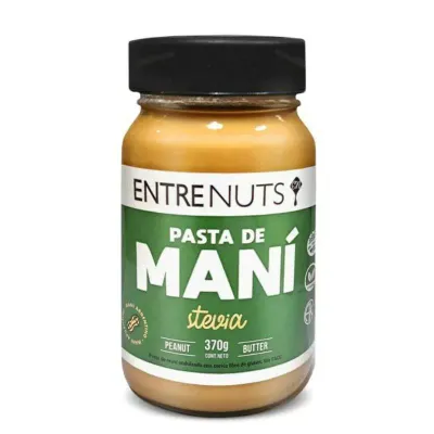 PASTA DE MANÍ CON STEVIA X 370G · ENTRENUTS — Brota Almacén Natural Pergamino