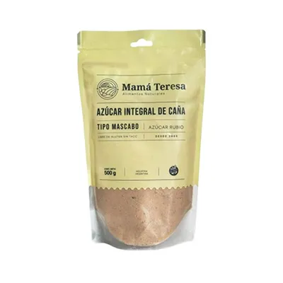 AZUCAR INTEGRAL DE CAÑA X500G MAMA TERESA · MAMA TERESA — Brota Almacén Natural Pergamino