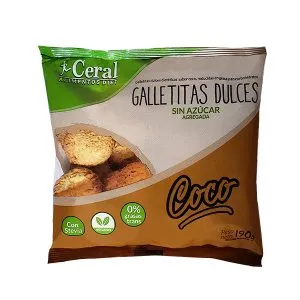 GALLETITAS COCO C/STEVIA X190G · CERAL — Brota Almacén Natural Pergamino