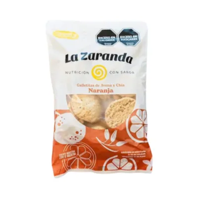 GALLETITAS DE AVENA Y CHIA NARANJA X200G · LA ZARANDA — Brota Almacén Natural Pergamino