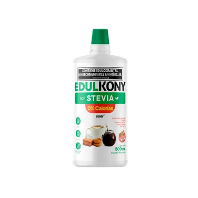 EDULKONY CON STEVIA X 500ML · KONY — Brota Almacén Natural Pergamino