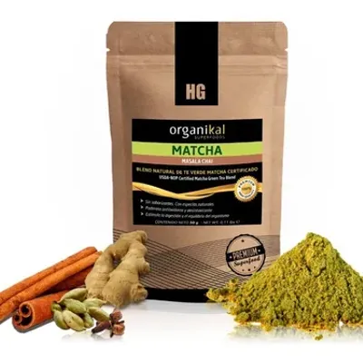 MATCHA MASALA CHAI EN POLVO X 50GRS · ORGANIKAL — Brota Almacén Natural Pergamino