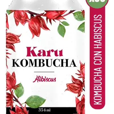 KOMBUCHA CON HIBISCUS · KARU — Brota Almacén Natural Pergamino