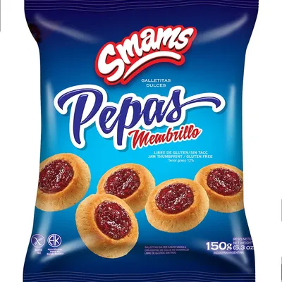 PEPAS MEMBRILLO X 150G · SMAMS — Brota Almacén Natural Pergamino
