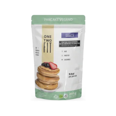 PANCAKE VEGANO VAINILLA X 200G · ONE TWO FIT — Brota Almacén Natural Pergamino