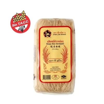 FIDEOS DE ARROZ INTEGRAL  · STAR LION BRAND — Brota Almacén Natural Pergamino