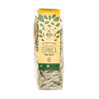 ESPINACA PENNE RIGATTI PASTA ORGÁNICA  · DOÑA DOMINGA — Brota Almacén Natural Pergamino