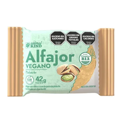 ALFAJOR PISTASCHO X42G · ANIMAL KIND — Brota Almacén Natural Pergamino