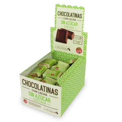 CHOCOLATINAS DIETETICAS SIN AZÚCAR · COLONIAL — Brota Almacén Natural Pergamino