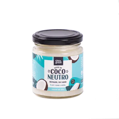 ACEITE COCO NEUTRO X 180 G CHIA GRAAL · CHIA GRAAL — Brota Almacén Natural Pergamino