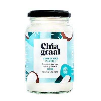 ACEITE COCO NEUTRO X 660 G · CHIA GRAAL — Brota Almacén Natural Pergamino