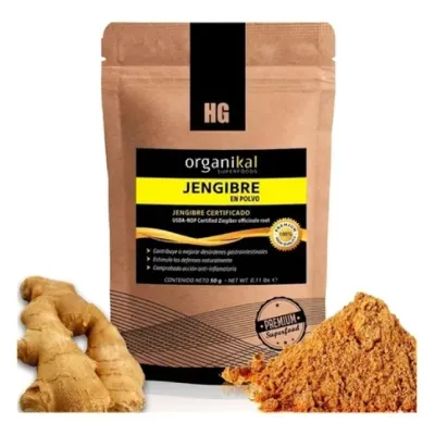 JENGIBRE EN POLVO X 50GRS · ORGANIKAL — Brota Almacén Natural Pergamino
