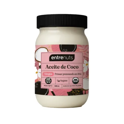 ACEITE DE COCO VIRGEN X 500ML · ENTRENUTS — Brota Almacén Natural Pergamino