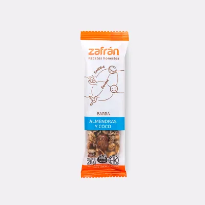 BARRA ALMENDRA Y COCO · ZAFRÁN — Brota Almacén Natural Pergamino